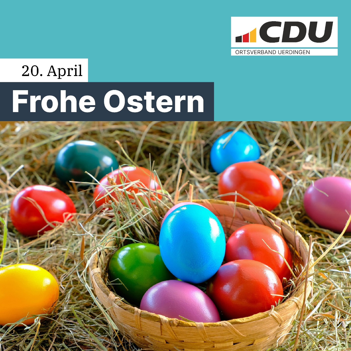 Wir wünschen Euch Frohe Ostern! 🐰😊